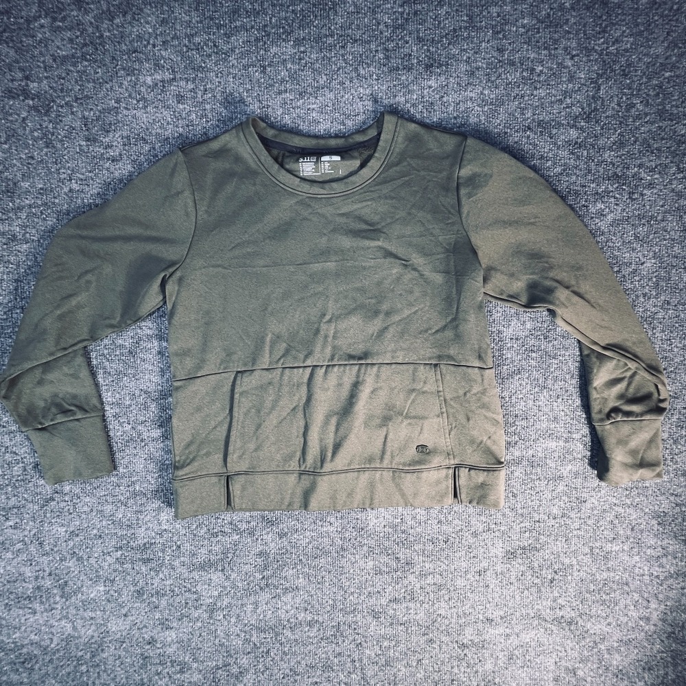 5.11‎ Tactical Sweatshirt Women Sm Green Fleece Lined Crewneck Pullover Sweater